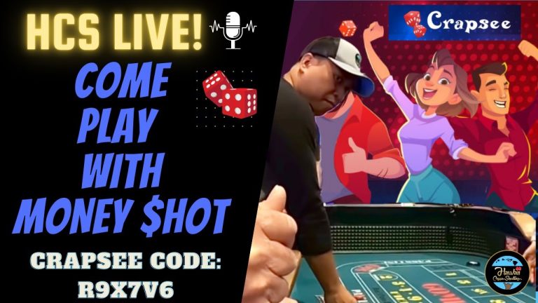 Play Live Craps with Mr. Money Shot and have a chance to win an HCS Souvenir Chip