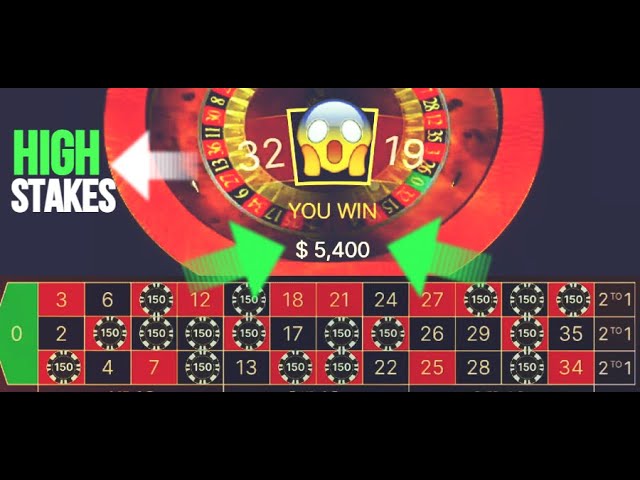 Playing High Stakes at Auto Roulette with my Roulette System!