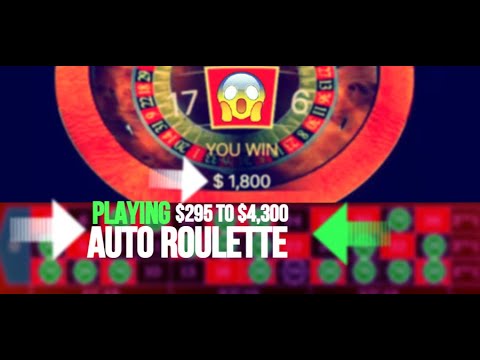 Playing my Roulette System at Auto Roulette