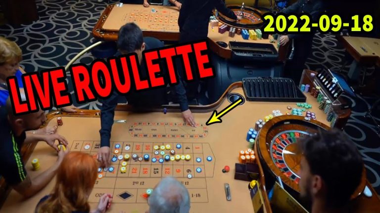 Roulette Table Night Sunday Live Casino Exclusive 2022-09-18