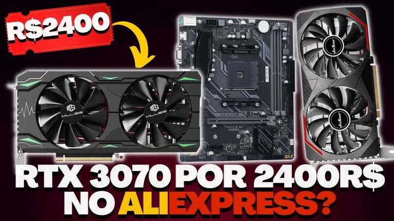 SHOW DE OFERTAS NO ALIEXPRESS! RTX 3070 POR 2400R$ E A520M POR 250R$