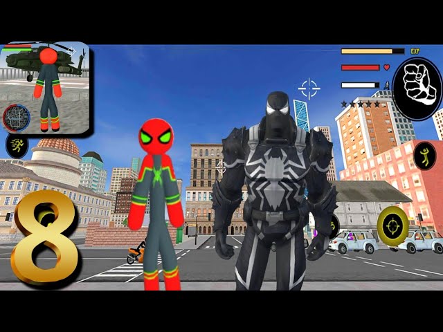 Stickman Spider Rope Hero 2 – Gangster New York City #8 Android Gameplay