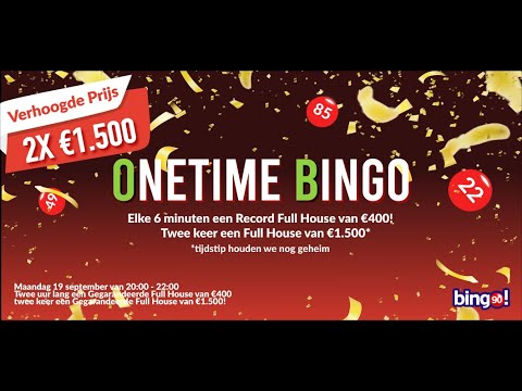 TheGreatOne & TheTurtle met de OneTime Bingo! op TOMBOLA