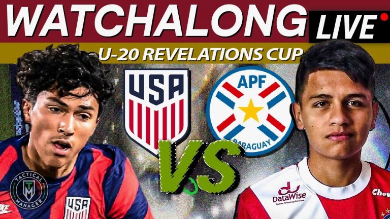 USA vs Paraguay Live Watchalong | USMNT U-20 Revelations Cup