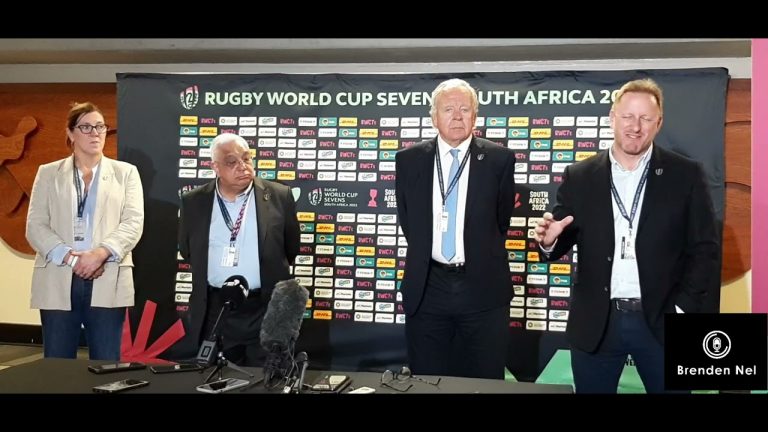 WORLD RUGBY: Briefing at the end of the Rugby World Cup Sevens in Cape Town