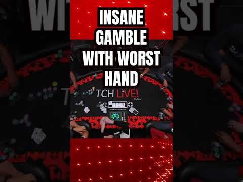 WORST Hand Gambles ALL IN for $35,000 #poker #pokerpro #pokerstars #pokeronline