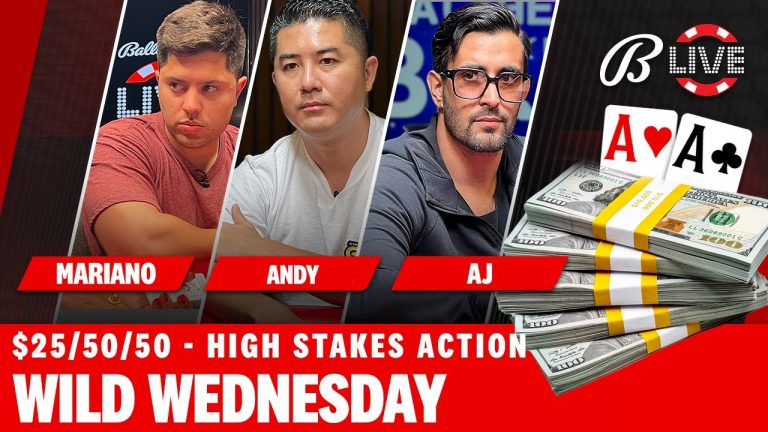 Xuan Liu in High Stakes Wednesdays $25/$50/$50 NLH – Live at the Bike!