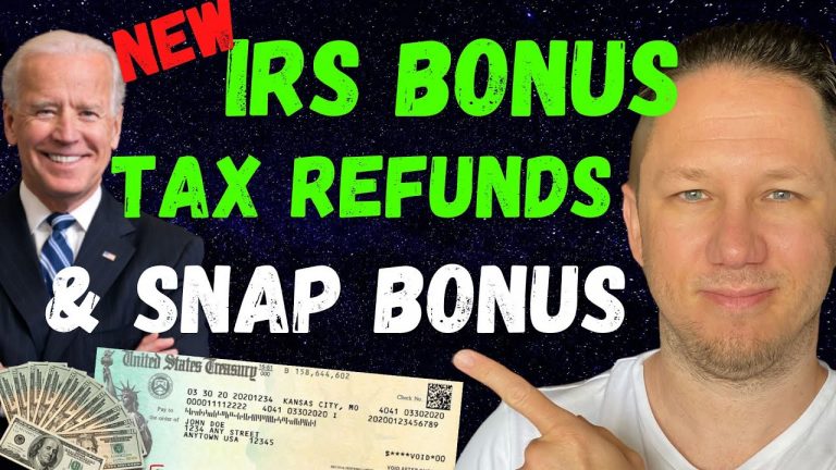 YES! IRS Bonus Tax Refunds + New Money & SNAP Benefits & New Senate Voting Coming