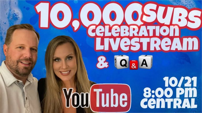 10,000 Subscriber Celebration Livestream – Come talk VEGAS with us!