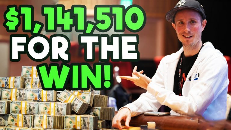 $1,141,510 For 1st! $10,000 Main Event Final Table Review With Evan Jarvis!