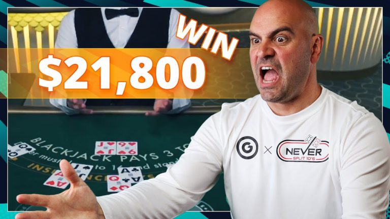 $20,000 Massive Blackjack Win – Coffee and Blackjack Episode 7