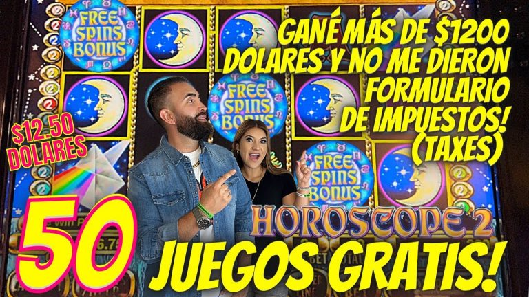 50 JUEGOS ! GANE MAS DE $1200 DOLARES EN EL CASINO TAX FREE ! NO FORMULARIO DE IMPUESTOS !