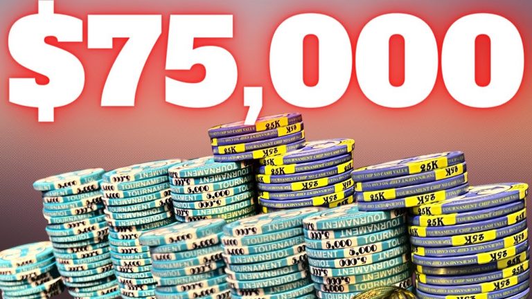 $75,000 BIG ONE Tournament Final Table! $20,000 for 1st!