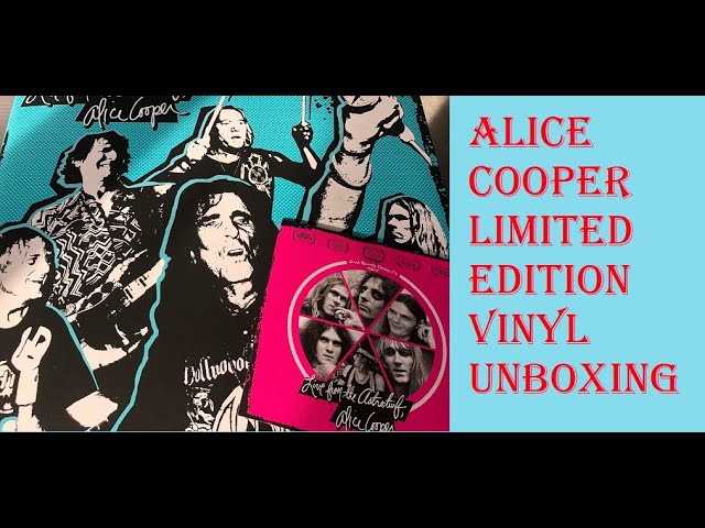 ALICE COOPER Live From The Astroturf Limited Edition BLUE CURACO VINYL Unboxing