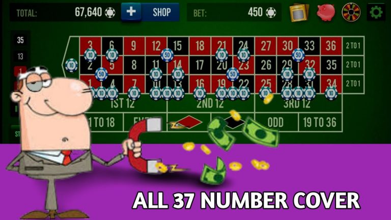 All 37 number cover of roulete table || Casino roulette strategy