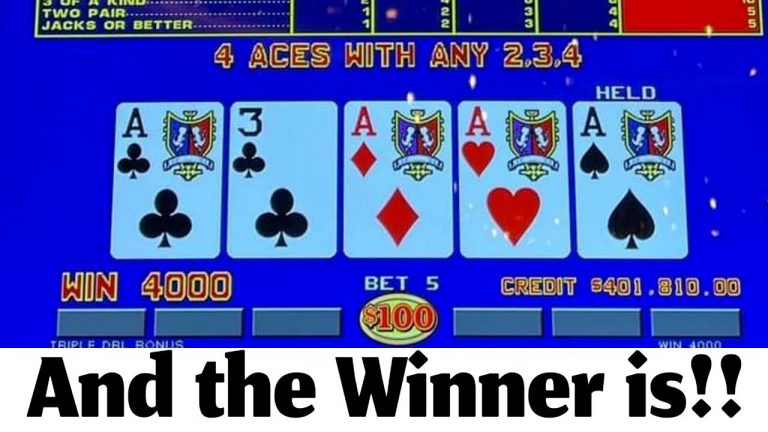 And the Winner is! High Limit Video Poker VLOG 193