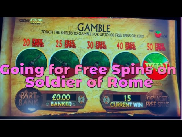 Arcade Slots – Soldier of Rome, Home Sweet Home, Just Rewards & More. 2,500x on a FOBT?