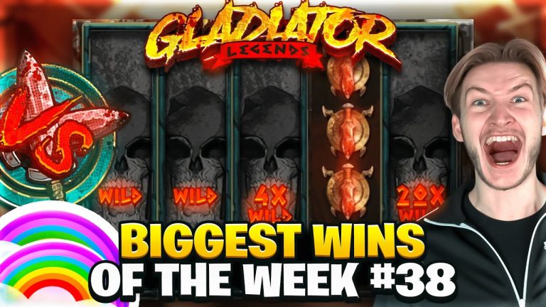 BIGGEST WINS OF THE WEEK 38! GLADIATOR LEGENDS JUICES US LIKE CRAZY!