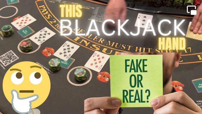 BLACKJACK HAND! REAL OR FAKE?