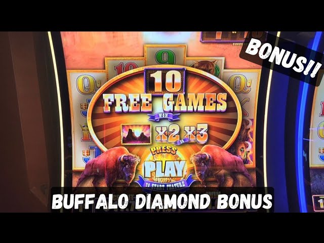 BONUS on Buffalo Diamond Slot Machine | Tropicana Casino Atlantic City