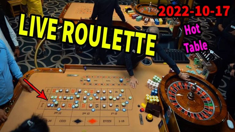 Big Bet at The Roulette Table Live IN Casino Night Sunday Full Exclusive 2022-10-17