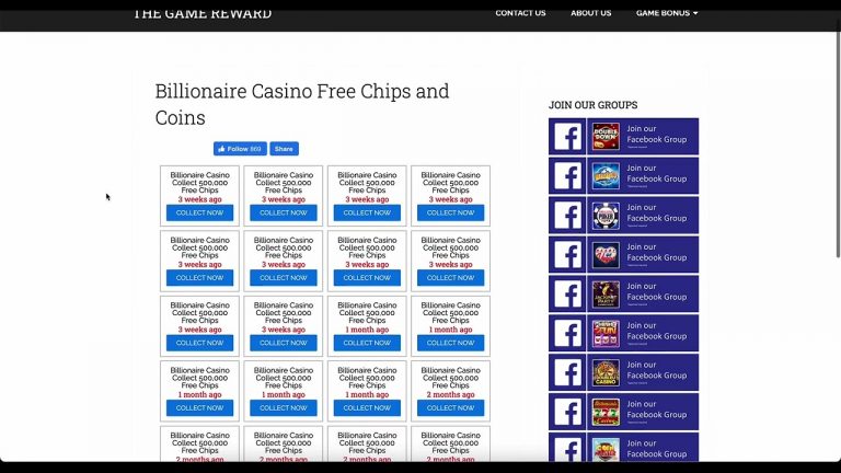 Billionaire Casino Free Chips and Coins