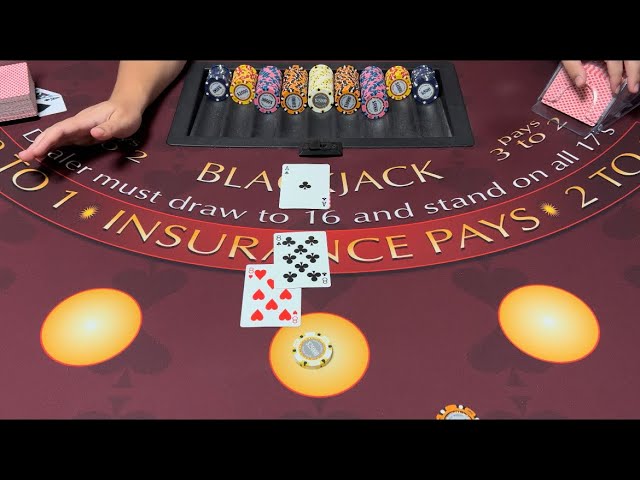 Blackjack | $150,000 Buy In | CRAZY High Stakes Blackjack Session! Very Tough Hand With $50,000 Bet!