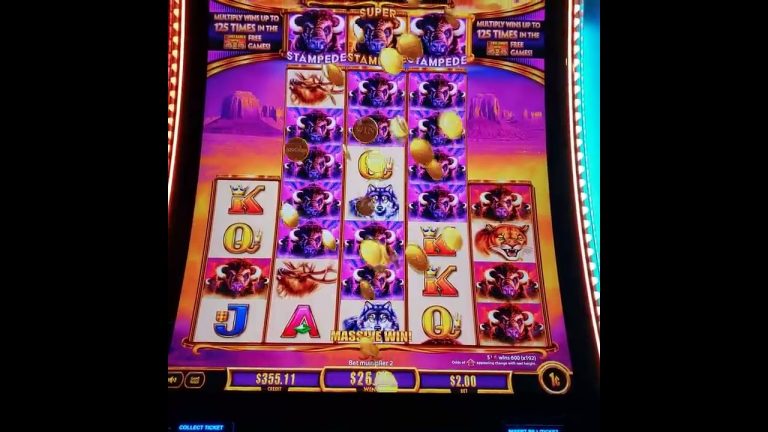 Buffalo Stampede Pays Huge $2 Bet Buffalo Ascension Slot Machine