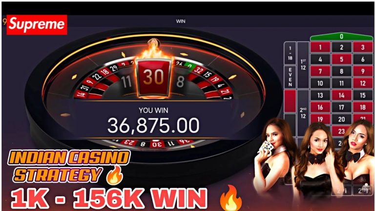 Casino roulette strategy playing | 1k to 156k Win | casino roulette Today Big win |casino tricks