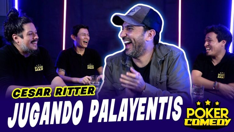 César Ritter Jugando Palayentis en #PokerComedy