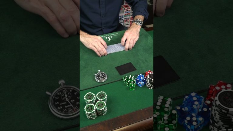 Cheating at Cards: Beating the CASINO SHUFFLE with EXPOSED Shuffles #shorts