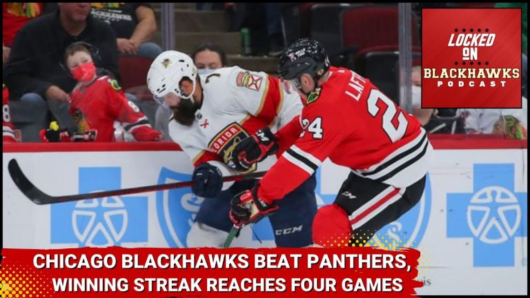 Chicago Blackhawks Extend Winning Streak To 4 Games With 4-2 Win Over Florida Panthers