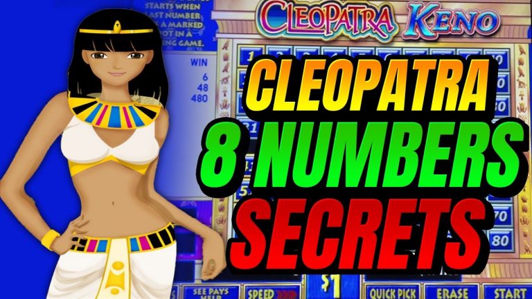 Cleopatra Keno 8 Numbers Heather Gaspar