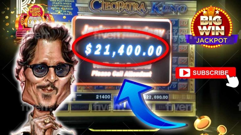 Cleopatra Keno High Limit 6 of 6 Numbers Major Jackpot $21,000