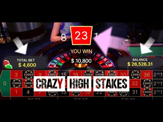 Crazy Roulette High Stakes with my Roulette System!