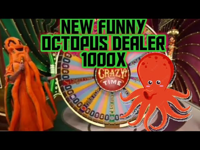 Crazy Time Big Win New Octopus Funny Dealer First Spin 1000x