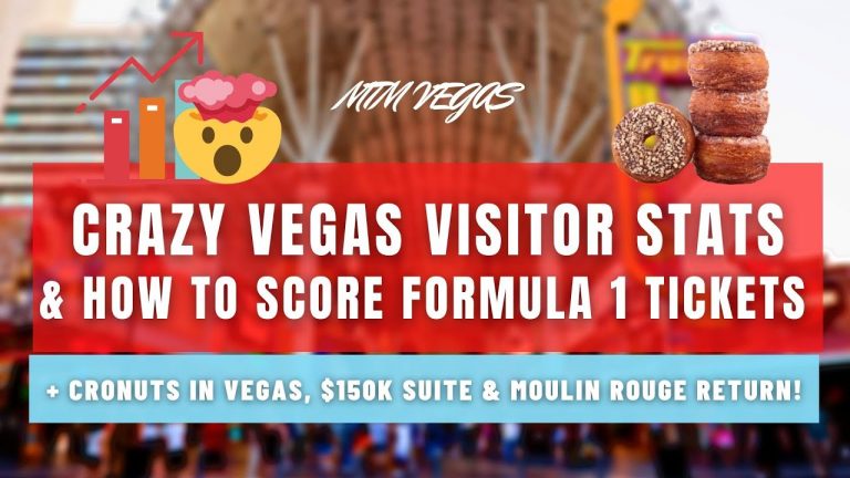 Crazy Visitor Stats, Insane $150K Suite Package, Moulin Rouge Returning & How to Score Vegas F1 Tix!