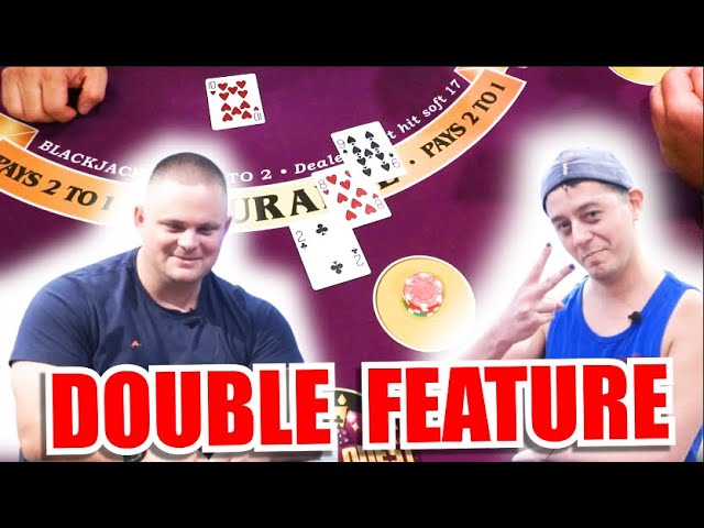 DOUBLE FEATURE 10 Minute Blackjack Challenge – WIN BIG or BUST #158