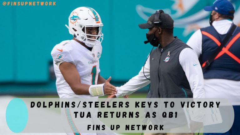 Dolphins vs. Steelers Week 7 Preview | Keys To Victory + Tua Returns As QB1