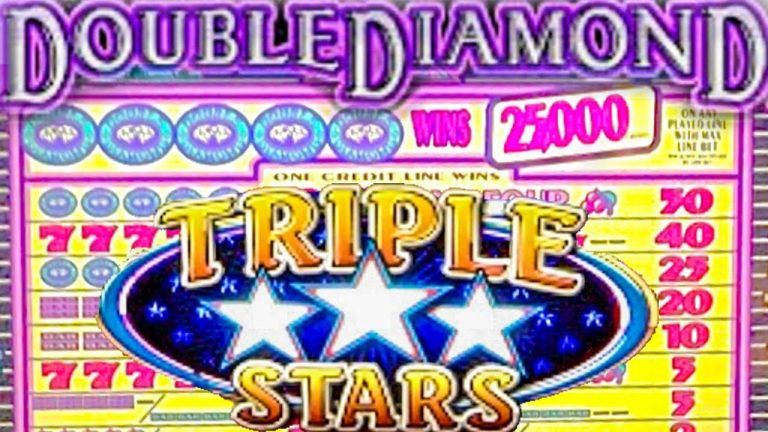 Double Diamond & Triple Stars Old School Casino Classic Slots