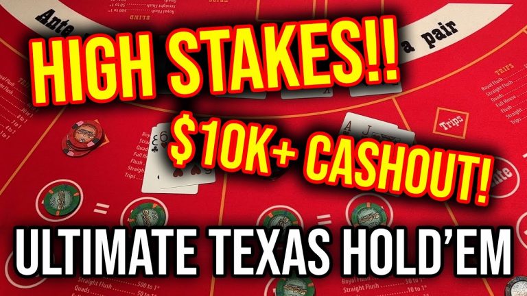 EPIC RUN!!! LIVE HIGH STAKES ULTIMATE TEXAS HOLDEM POKER!!! Oct 23rd 2022