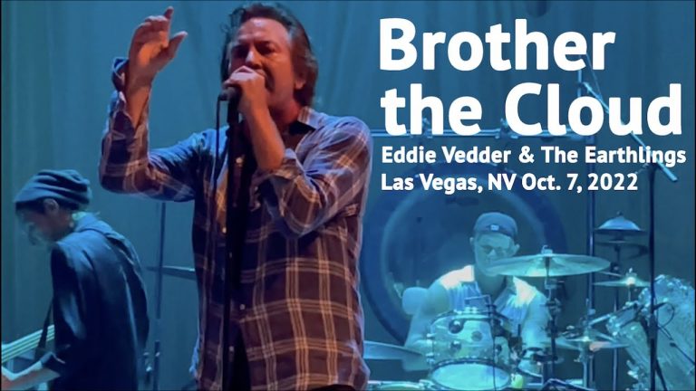 Eddie Vedder & The Earthlings play “Brother the Cloud” 10/7/22 Las Vegas, NV Dolby Live theater.