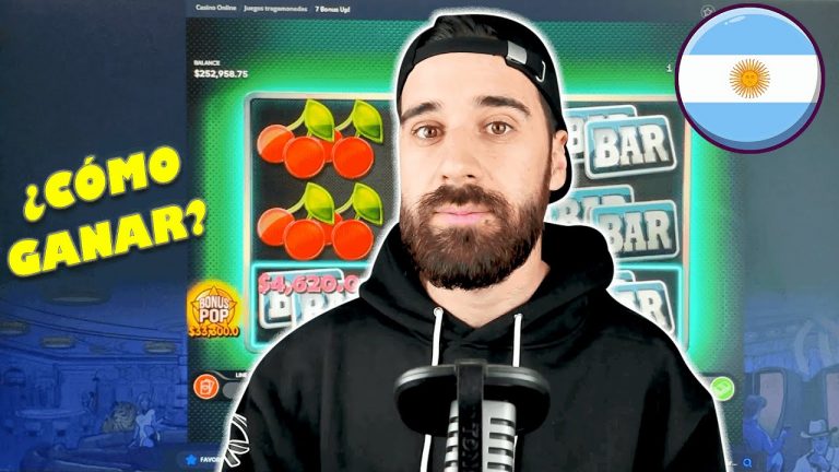 ¡El hombre barbudo sabe exactamente cómo jugar en un casino online argentino!