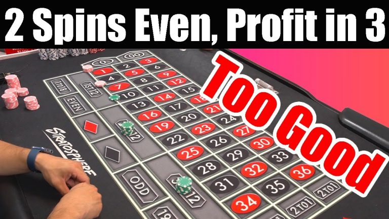 Even in 2 Spins Profit in 3 with This Roulette System