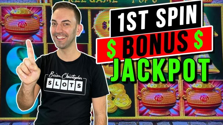 FIRST SPIN: JACKPOT BONUS on DRAGON CASH at Jamul Casino