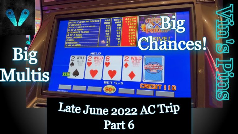 Friends of Video Poker in AC!(Part 6)(Video Poker)(Late June 2022 AC Highlights)(S12:P6)