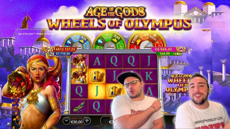 Giochiamo alla AGE OF THE GODS : WHEELS OF OLYMPUS – SPIKE SLOT ONLINE