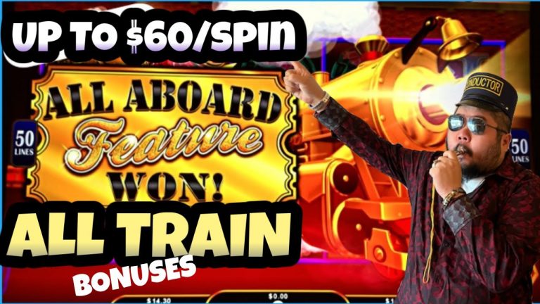 HIGH LIMIT ALL ABOARD UP TO $60/SPIN 7 MINUTES OF ALL TRAIN BONUSES!!!! HARD ROCK ATLANTIC CITY