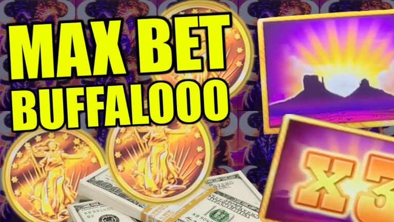 HIGH LIMIT BUFFALO GOLD SLOT NIGHT! Max Betting for Jackpots & Collecting Gold Buffalo Heads!