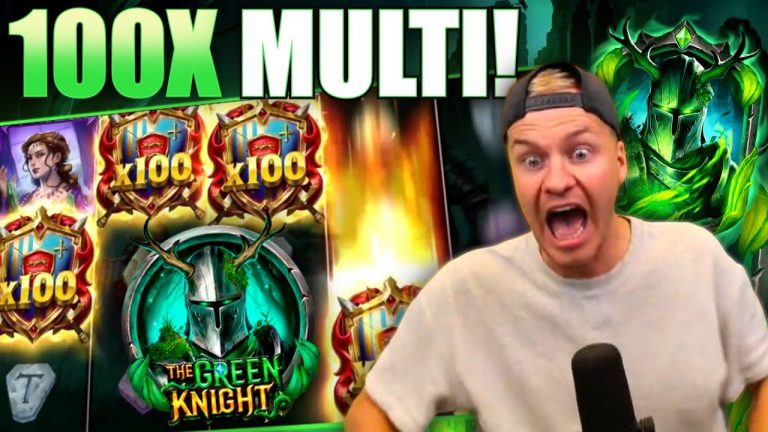 HUGE WIN ON THE GREEN KNIGHT SLOT! (Bonus Hunt Highlight)